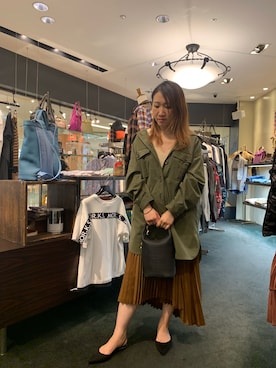 「FUHAM（フハム）のアイテム」を使った、t☺︎rachanさん（レディース・158cm）の夏コーディネート