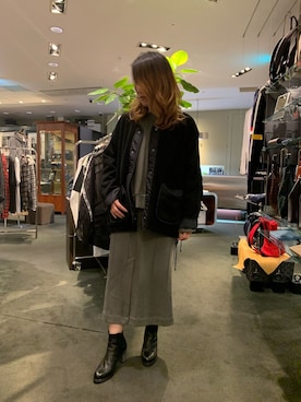 「FUHAM（フハム）のアイテム」を使った、t☺︎rachanさん（レディース・158cm）の秋コーディネート