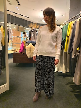 「nil admirari（ニルアドミラリ）のアイテム」を使った、t☺︎rachanさん（レディース・158cm）の冬コーディネート
