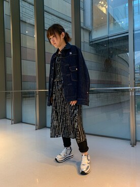 「アイテム（ブルゾン）」を使った、t☺︎rachanさん（レディース・158cm・30代）の春コーディネート