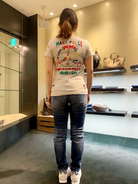 「birdog（バードック）のアイテム」を使った、t☺︎rachanさん（レディース・158cm）の春コーディネート