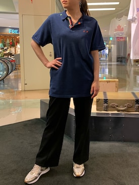 「Project e（プロジェクトイー）のアイテム」を使った、t☺︎rachanさん（レディース・158cm）の夏コーディネート