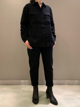 「TRANSIT（トランジット）のアイテム（トップス）」を使った、t☺︎rachanさん（レディース・158cm）の夏コーディネート