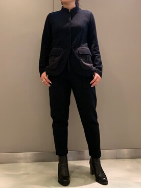 「TRANSIT（トランジット）のアイテム（パンツ）」を使った、t☺︎rachanさん（レディース・158cm）の夏コーディネート