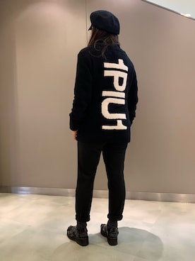 「1piu1uguale3 RELAX（ウノピュウノウグァーレトレリラックス）のアイテム」を使った、t☺︎rachanさん（レディース・158cm）の秋コーディネート
