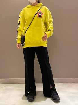 「アイテム（PC・スマホグッズ/家電）」を使った、t☺︎rachanさん（レディース・158cm・30代）の春コーディネート