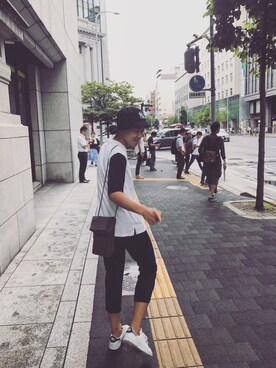 「ny（エヌワイ）のアイテム」を使った、ル ルーさん（メンズ・176cm）の夏コーディネート