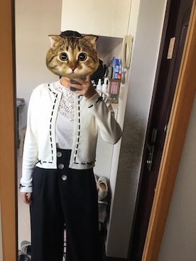 「TOCCA（トッカ）のアイテム（トップス）」を使った、往前怡さん（レディース・162cm）の秋コーディネート