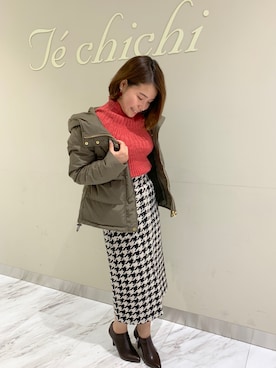 「Te chichi（テチチ）のアイテム（ブーティ）」を使った、ayakoさん（レディース・154cm）の秋コーディネート