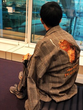 「PRAIRIE（プレリー）のアイテム」を使った、SUSHIさん（メンズ・163cm）の春コーディネート