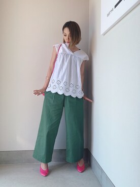 なを。さん（レディース・157cm）の夏コーディネート