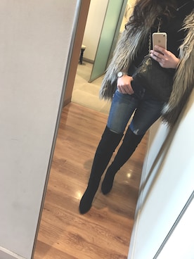 「GYDA（ジェイダ）のアイテム（その他アウター）」を使った、ochii👶🏼さん（レディース・158cm）の秋コーディネート