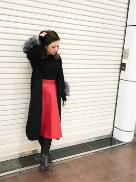 narcissus 神戸店さん（レディース・158cm）の冬コーディネート