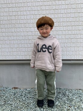 「Right-on（ライトオン）のアイテム（パーカー）」を使った、MIZUHO--✄--さん（キッズ・100cm）の冬コーディネート