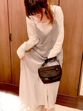 「オシャレウォーカー」｜「アイテム（その他）」を使った、suさん（レディース・166cm）の春コーディネート