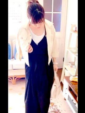 「n'OrLABEL（ノアールレーベル）のアイテム（オールインワン・サロペット）」を使った、suさん（レディース・166cm）の春コーディネート