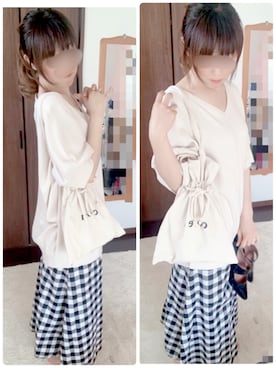 「coen」｜suさん（レディース・166cm）の夏コーディネート