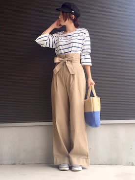 たけまいさん（レディース・163cm）の春コーディネート