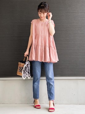 たけまいさん（レディース・163cm）の夏コーディネート