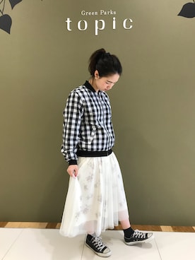 「ポニーテール」｜Oのきゃく乃さんさん（レディース・157cm・20代）の春コーディネート