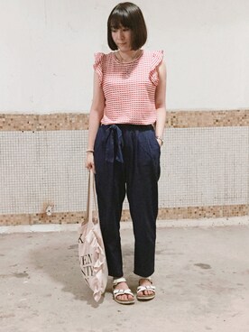 えんさん（レディース・158cm）の夏コーディネート