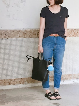 「Jack Willsのアイテム（トップス）」を使った、えんさん（レディース・158cm）の春コーディネート