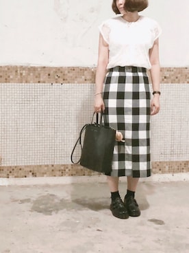 「セリーヌ」｜「アイテム（その他シューズ）」を使った、えんさん（レディース・158cm）の夏コーディネート
