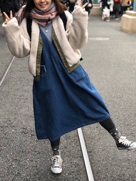 えんさん（レディース・158cm）の冬コーディネート