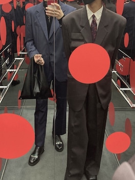 「Y/Project（ワイプロジェクト）のアイテム」を使った、Y⃓U⃓R⃓I⃓さん（メンズ・175cm）の冬コーディネート