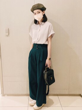 「URBAN RESEARCH（アーバンリサーチ）のアイテム（ハンチング/ベレー帽）」を使った、キキ🐈さん（レディース・164cm）の冬コーディネート