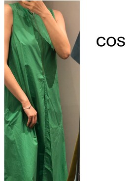 Cosのシャツワンピース グリーン系 を使った人気ファッションコーディネート Wear