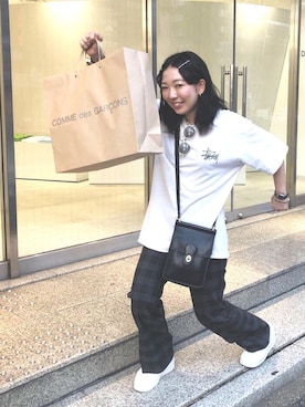 「チェック柄に恋してる」｜ホウサキさん（レディース・160cm）の秋コーディネート