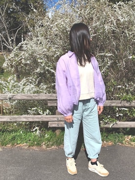 「パステルコーデ」｜えみりさん（レディース・162cm）の春コーディネート