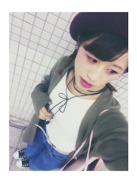 「ベレ女」｜tsuzumiさん（レディース・160cm）の秋コーディネート