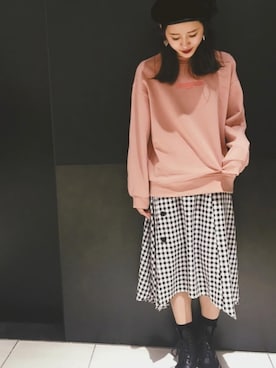 「MICHIKO LONDON」｜tsuzumiさん（レディース・159cm）の冬コーディネート