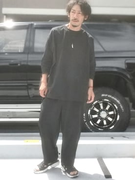 「rdv o globe（ランディヴ－オーグローブ）のアイテム」を使った、OGAさん（メンズ・169cm）の夏コーディネート