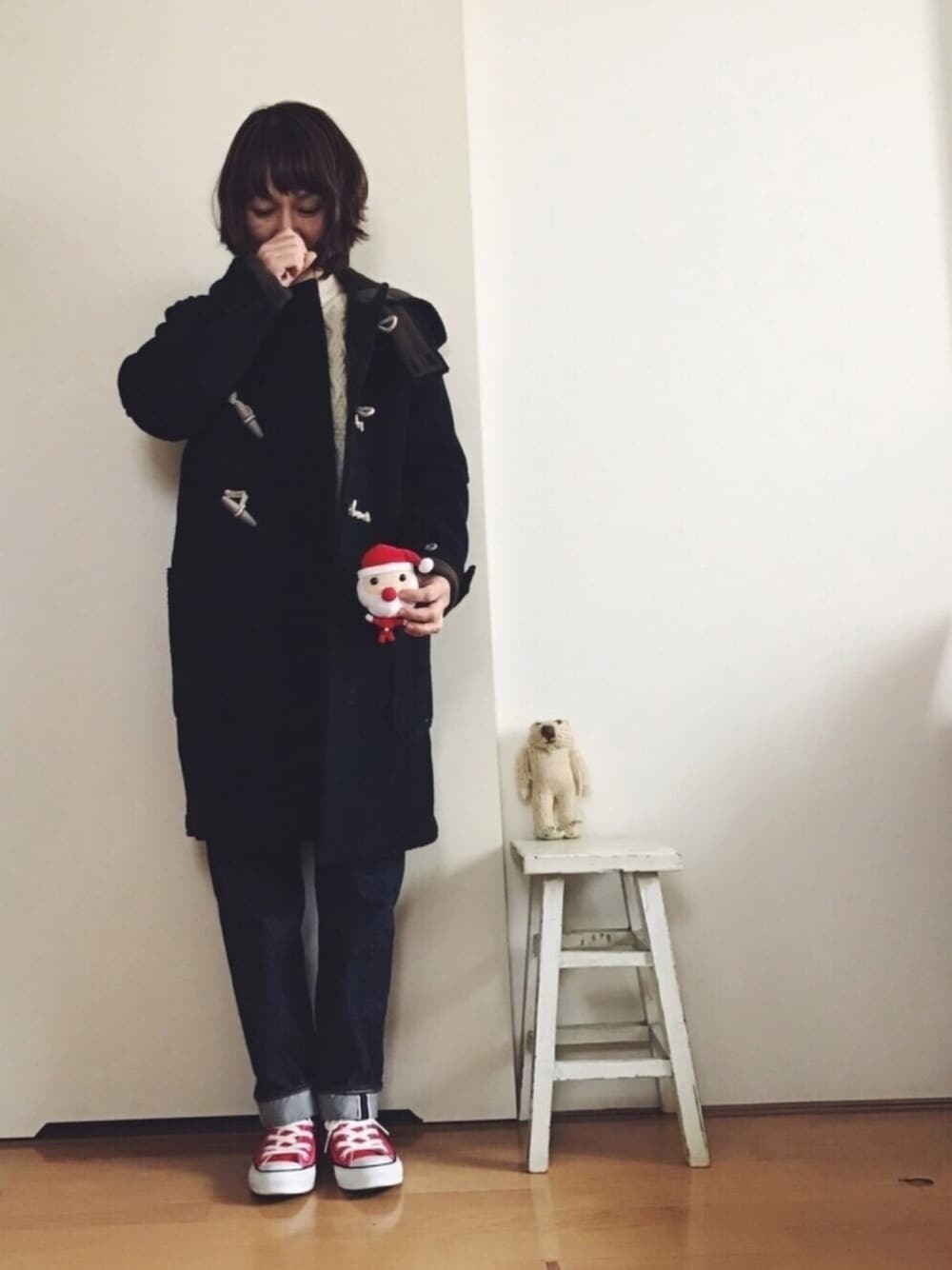 Nigel Cabournのダッフルコートを使った人気ファッション