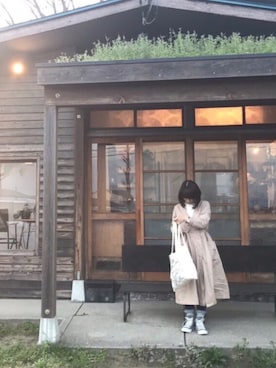 「アイテム（福袋/福箱、パープル系）」を使った、choucoさん（レディース・151cm）の春コーディネート