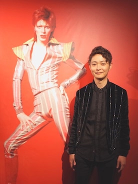 「SAINT LAURENT PARIS（サンローランパリ）のアイテム（ブルゾン）」を使った、qkさん（メンズ・170cm）の春コーディネート