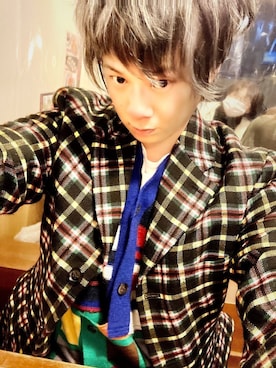 「ゆるコーデ」｜「アイテム（テーラードジャケット、その他）」を使った、akky  ❣️相互❣️さん（メンズ・175cm）の春コーディネート