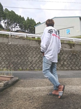 「BAYFLOW(BAYFLOW)」｜「アイテム（アナログ腕時計）」を使った、mightyfly12さん（メンズ・177cm）の夏コーディネート