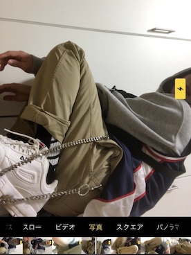 「Champion（チャンピオン）のアイテム（タンクトップ）」を使った、MS@さん（メンズ・175cm）の冬コーディネート