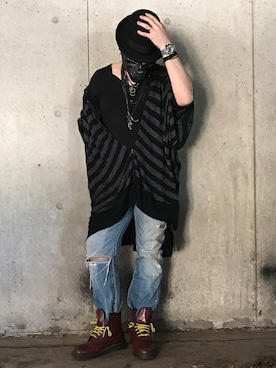 「Win&Sons（ウィンアンドサンズ）のアイテム」を使った、tøЯu-666-さん（メンズ・170cm）の春コーディネート