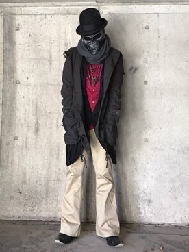 「GADGET GROW（GADGET GROW）のアイテム（カーディガン/ボレロ）」を使った、tøЯu-666-さん（メンズ・170cm）の冬コーディネート