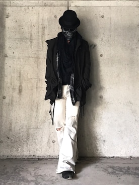 「Win&Sons（ウィンアンドサンズ）のアイテム」を使った、tøЯu-666-さん（メンズ・170cm）の冬コーディネート