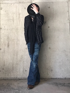 「MiDiom（ミディオム）のアイテム（ジャケット/アウター）」を使った、tøЯu-666-さん（メンズ・170cm）の春コーディネート