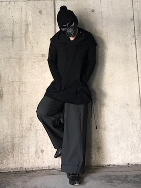 「プルオーバーパーカー」｜「アイテム（ブーツ）」を使った、tøЯu-666-さん（メンズ・170cm）の春コーディネート