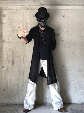 「GADGET GROW（GADGET GROW）のアイテム（カーディガン/ボレロ）」を使った、tøЯu-666-さん（メンズ・170cm）の春コーディネート