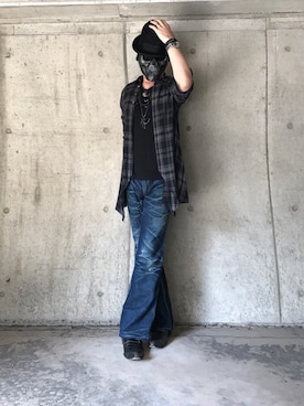 「Win&Sons（ウィンアンドサンズ）のアイテム」を使った、tøЯu-666-さん（メンズ・170cm）の春コーディネート