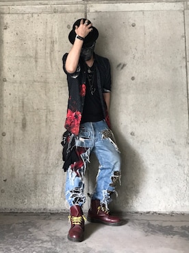 tøЯu-666-さん（メンズ・170cm）の春コーディネート